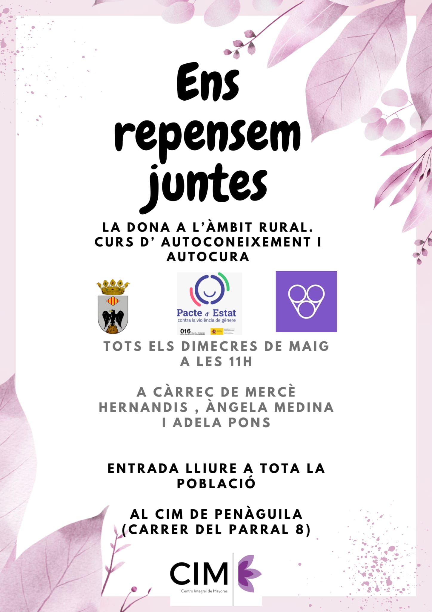 Curs "Ens repensem juntes" al CIM de Penàguila